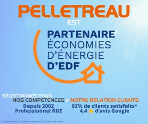 Entreprise Pelletreau Partenaire economie energie EDF